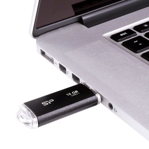 Silicon Power Pendrive Silicon Power Blaze B02 16GB USB 3.1 kolor czarny (SP016GBUF3B02V1K)