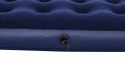 Dmuchany Materac turystyczny do spania 2-osobowy flokowany BESTWAY 203x152x22cm + Zestaw naprawczy