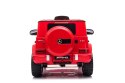Mercedes AMG G63 dla dzieci Czerwony + Pilot + MP3 LED + Wolny Start + EVA + Pasy