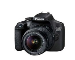 Canon Canon EOS 2000D BK 18-55 IS II EU26 Zestaw do lustrzanki 24,1 MP CMOS 6000 x 4000 px Czarny