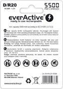 EverActive Zestaw akumulatorków everActive EVHRL20-5500 (5500mAh ; Ni-MH)