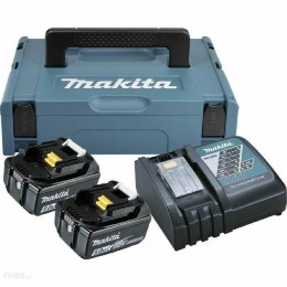 MAKITA MAKITA ZESTAW ZASILAJĄCY 18V 2x5,0Ah (BL1850Bx2+DC18RC) MAKPAC