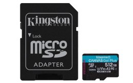 Kingston KINGSTON microSDXC Canvas Go Plus 512GB + Adapter
