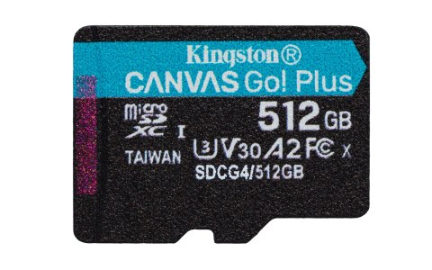 Kingston KINGSTON microSDXC Canvas Go Plus 512GB + Adapter