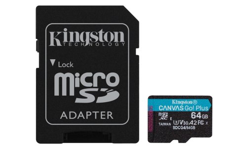 Kingston KINGSTON microSDXC Canvas Go Plus 64GB + Adapter