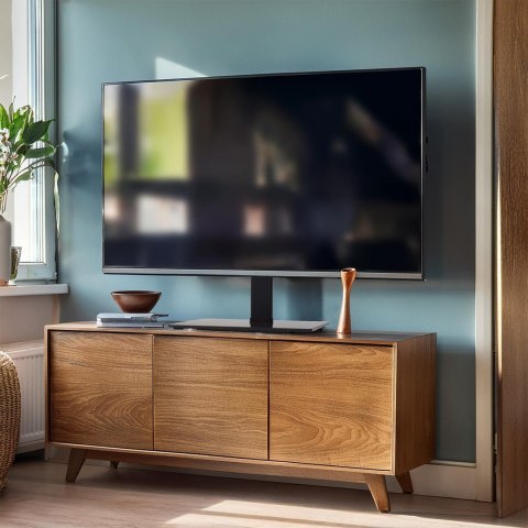 Maclean MACLEAN UNIWERSALNY STOJAK DO TV NA SZAFKĘ RTV PODSTAWKA, MAX. 40KG, MAX. VESA 600X400, DLA TV 32-75" MC-386