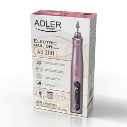 Adler Adler AD 2181 Frezarka do paznokci - zestaw 11 w 1 Różowa