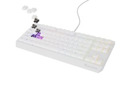 GENESIS GENESIS Thor 230 TKL klawiatura Gaming USB + RF Wireless + Bluetooth QWERTY Biały