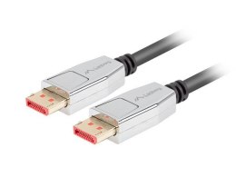 Lanberg LANBERG KABEL DISPLAYPORT M/M 20PIN V1.4 1.8M 8K CA-DPDP-20CU-0018-BK