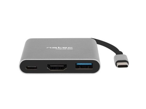 NATEC NATEC MULTI PORT FOWLER MINI (USB-C PD, USB 3.0, HDMI 4K) NMP-1607