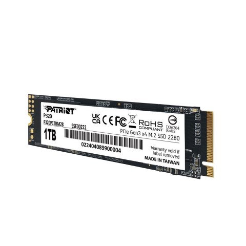 Patriot Memory SSD Patriot Viper P320 M.2 PCI-Ex4 NVMe 512GB 3GB/s