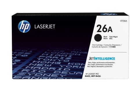 Hewlett-Packard Toner HP czarny HP 26A, HP26A=CF226A, 3100 str. Hewlett-Packard Toner HP czarny HP 26A, HP26A=CF226A, 3100 str.