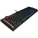 Corsair Klawiatura Gamingowa Corsair K100 RGB, Corsair OPX, LED RGB - Czarna