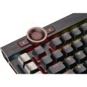 Corsair Klawiatura Gamingowa Corsair K100 RGB, Corsair OPX, LED RGB - Czarna