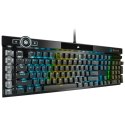 Corsair Klawiatura Gamingowa Corsair K100 RGB, Corsair OPX, LED RGB - Czarna