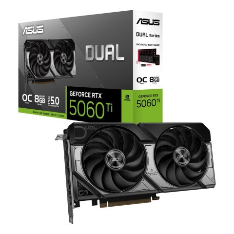 ASUS Karta graf. ASUS DUAL RTX 5060 TI 8GB OC ASUS Karta graf. ASUS DUAL RTX 5060 TI 8GB OC