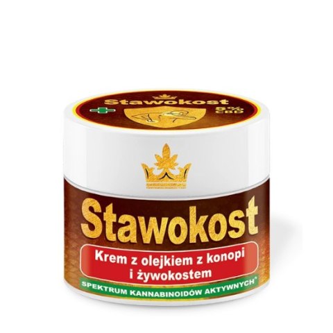 ASEPTA Stawokost - krem 50ml z olejkiem z konopi i żywokostem 5% CBD