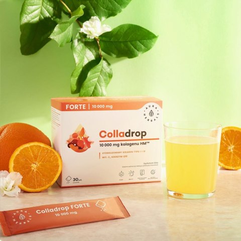 AURA HERBALS Colladrop FORTE saszetki - kolagen morski 10000 mg, 30 sasz.