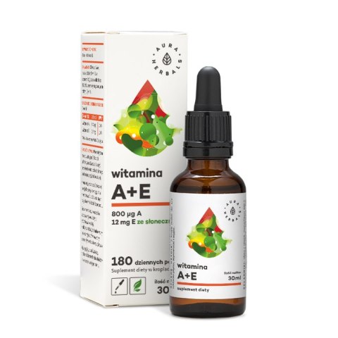 AURA HERBALS Witamina A + E - krople 30ml AURA HERBALS Witamina A + E - krople 30ml