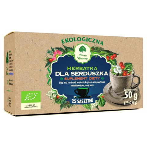 Herbatka Dla serduszka fix BIO 25*2g DARY NATURY