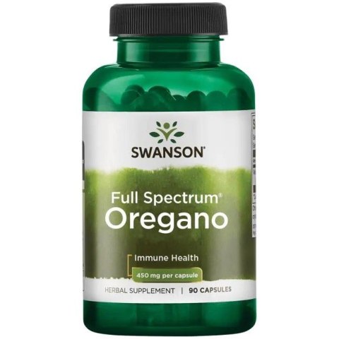SWANSON Oregano 450mg, 90kaps.