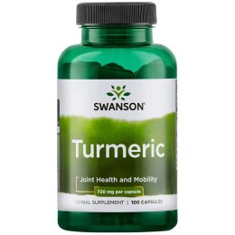SWANSON Turmeric 720mg, 100kaps. - Kurkuma