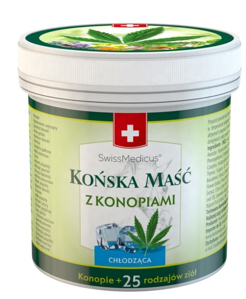 SWISSMEDICUS Końska maść z Konopiami chłodząca 250ml