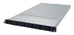 Platforma Asus Rack (1U) RS500A-E12-RS12U/1600W AMD Epyc 9004 (12x NVMe, 2xGPU, 2x1Gbe, IPMI, 1+1 1600W)