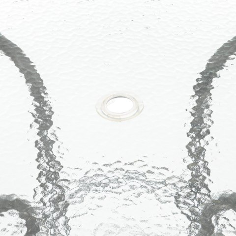 Stolik ogrodowy ze szklanym blatem JUPITER 90cm