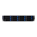 Platforma Asus Rack (2U) RS520A-E12-RS12U AMD Epyc 9004 (12x NVMe, 2xM.2, 2xGPU, 2x1Gbe, IPMI, 1+1 1600W)