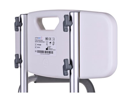 ActionMed Krzesło prysznicowe z oparciem i podłokietnikami