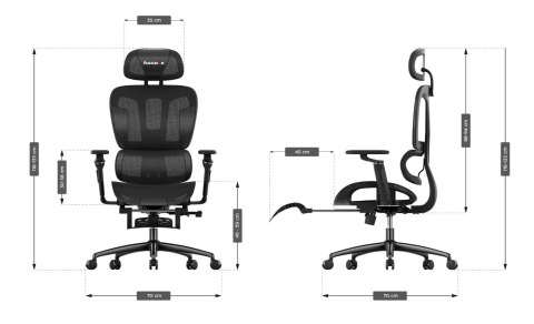 Fotel gamingowy Huzaro Combat 7.9 Black