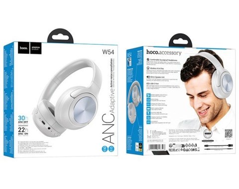Słuchawki bezprzewodowe Hoco W54 Young ANC (szary)