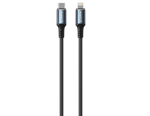 Kabel do ladowania Havit USB-C - Lightning CB6311 (czarny)