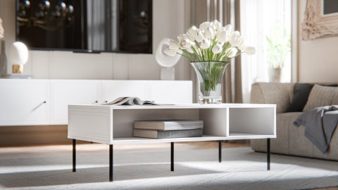 Stolik/ława PALAZZO BIS 110x60x40 biały mat