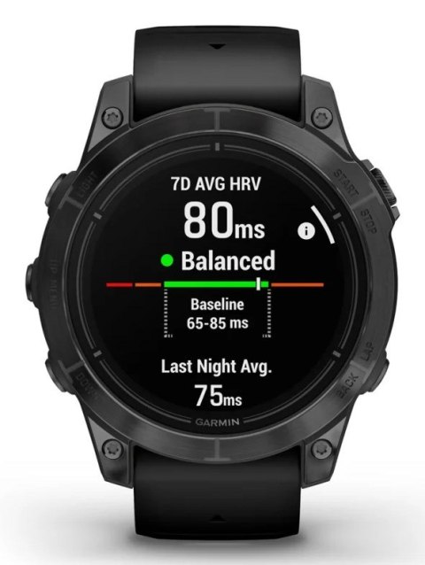 Zegarek sportowy Garmin EPIX PRO g2 47mm Slate Gray Black / Black Band