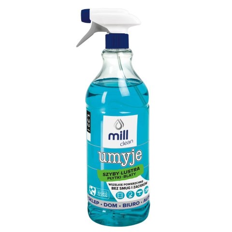 MILL CLEAN UMYJE Płyn do mycia szyb, luster, glazury 1,22l