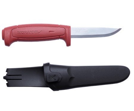 Nóż Morakniv BASIC 511 - Carbon Steel - Czerwony