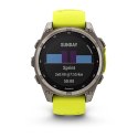 Zegarek Garmin Fenix 8 Solar Sapphire Żółty