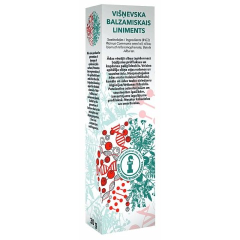 Balsam Wiśniewskiego do ciała 30g RIGAS FARMACETISKA FABRIKA (Łotwa) Balsam Wiśniewskiego do ciała 30g RIGAS FARMACETISKA FABRIKA (Łotwa)