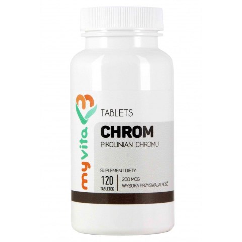 MyVita Chrom 200mcg, 120tabl. - pikolinian chromu