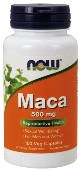 NOW FOODS Maca 500mg. 100caps.