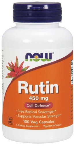 NOW FOODS Rutin 450mg, 100vcaps. - Rutyna