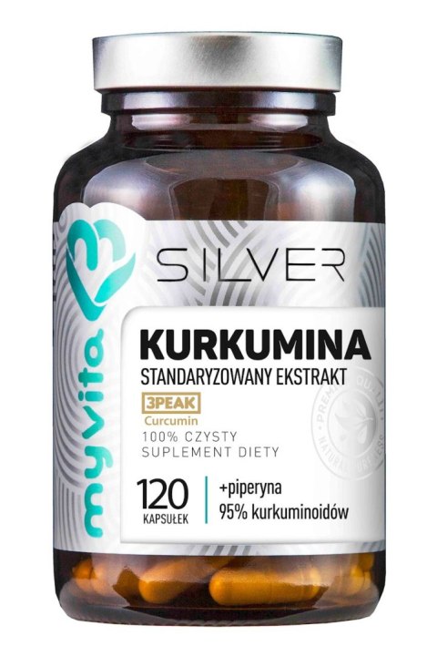 SILVER Kurkumina + Piperyna 120kaps. MyVita