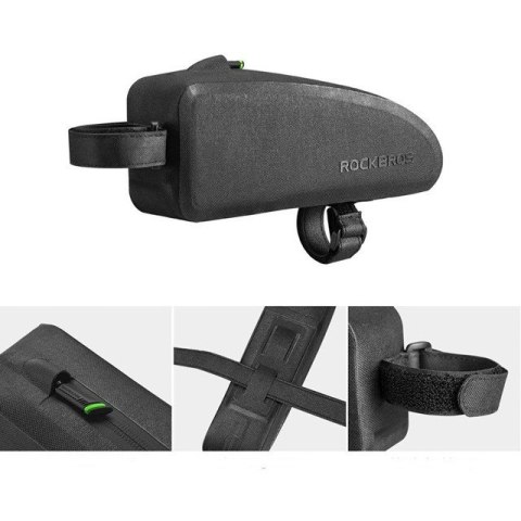 Torba Rockbros AS-019-1 rowerowa na ramę wodoodporna 1.6 l - czarna