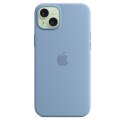 Silikonowe etui Apple z MagSafe Winter Blue, do iPhone 15 Plus