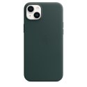 Skórzane etui Apple z MagSafe Forest Green, do iPhone 14 Plus