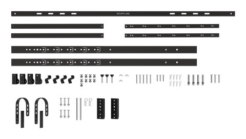ECOFLOW Regulowane podłoże i podwieszany wspornik słoneczny