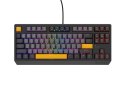 GENESIS Thor 230 TKL klawiatura Gaming USB + RF Wireless + Bluetooth QWERTY Czarny, Szary, Pomarańczowy
