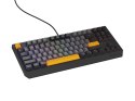 GENESIS Thor 230 TKL klawiatura Gaming USB + RF Wireless + Bluetooth QWERTY Czarny, Szary, Pomarańczowy